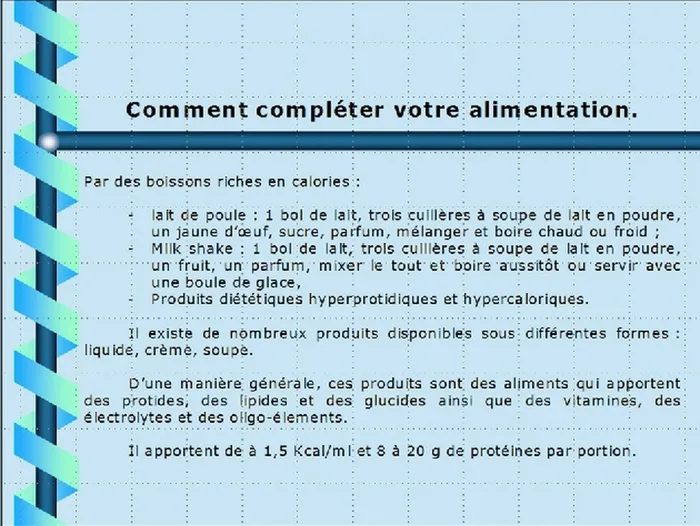 Alimentation et plaies — figure 13