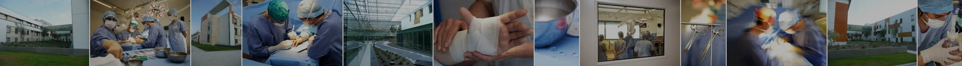 Service de Chirurgie Plastique du CHU de Bordeaux — blocs opératoires, mains