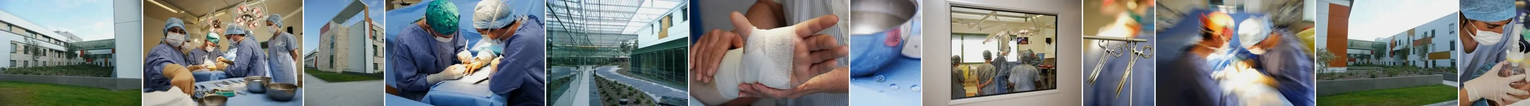 Service de Chirurgie Plastique du CHU de Bordeaux — blocs opératoires, mains