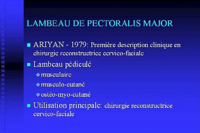 Lambeau de pectoralis major — figure 2